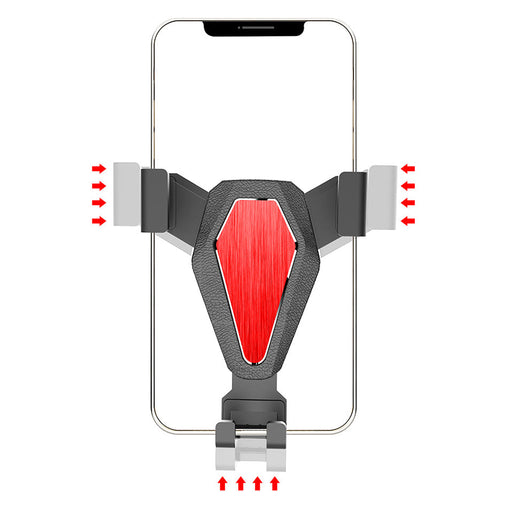 Gravity smartphone car holder silver (YC07) - Cell phone holders<<<HurtelXML