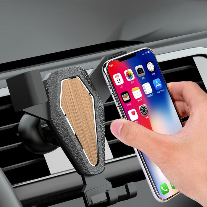 Gravity smartphone car holder silver (YC07) - Cell phone holders<<<HurtelXML