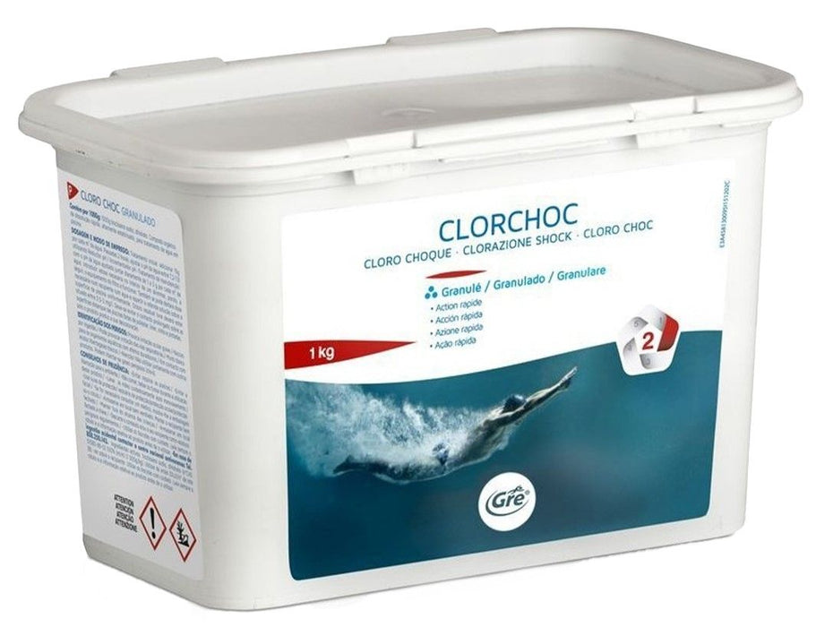 GRANULATE FAST CHLORINE 1KG GRE 30098