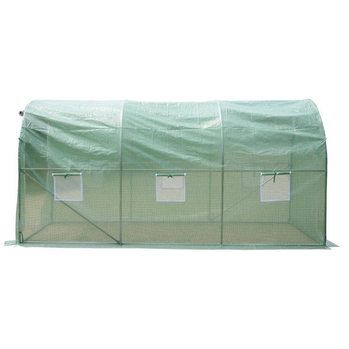 GREENHOUSE GREEN B 3x2x2M 6 WINDOWS