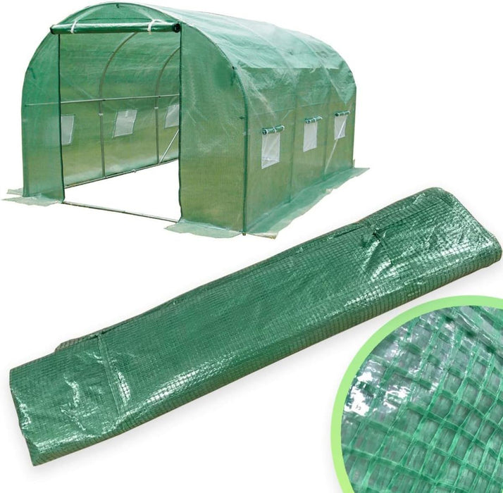 GREENHOUSE GREEN B 4x2.5x2M 6 WINDOWS