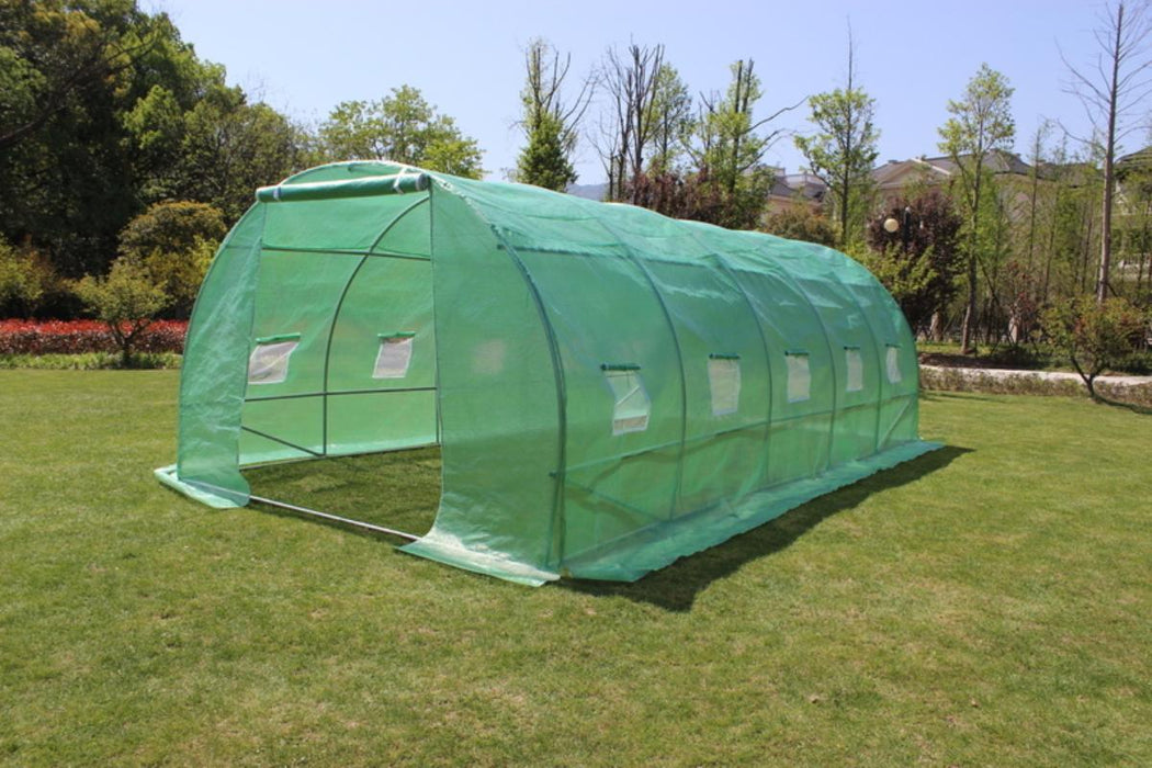 GREENHOUSE GREEN B 5x3x2M 10 WINDOWS