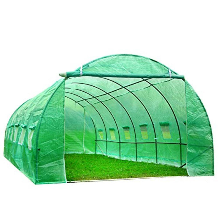 GREENHOUSE GREEN B 6x3x2M 12 WINDOWS