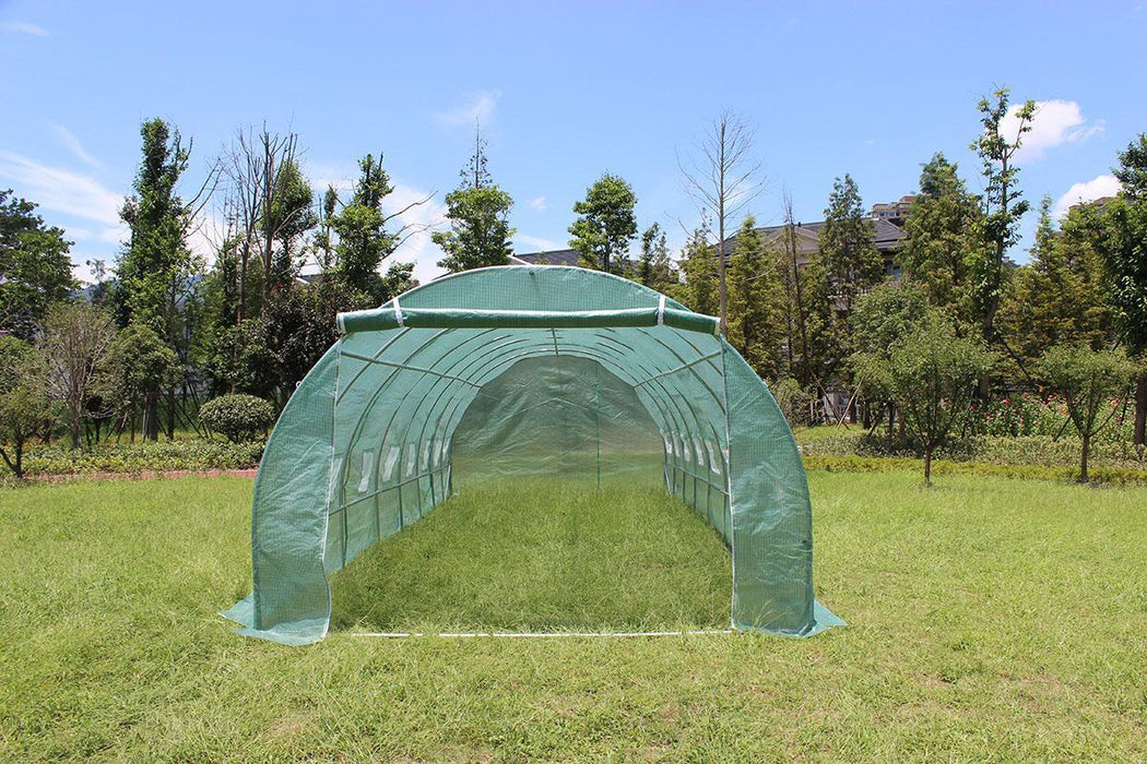 GREENHOUSE GREEN B 8x3x2M 16 WINDOWS