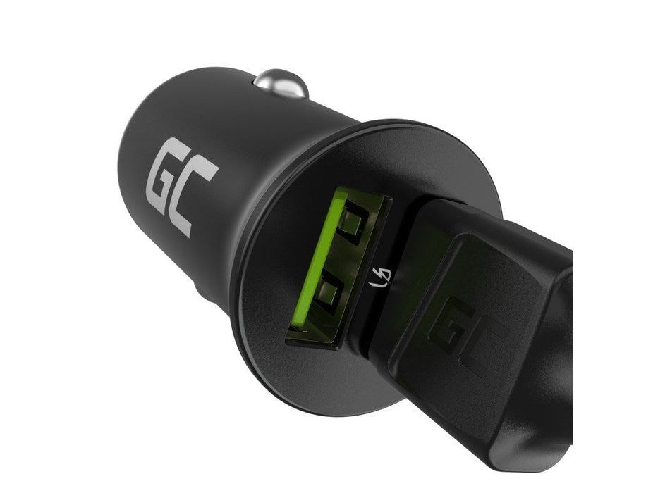 Green Cell Car Charger GC PowerRide Nano36 36W 6A 2x USB-A - Car chargersZSA-GNI<<<Car power supplyZSA<<<ActionPL