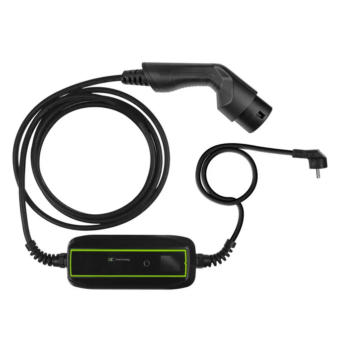 Green Cell EV16 electric vehicle charging station Black 1 Built-in display LCD