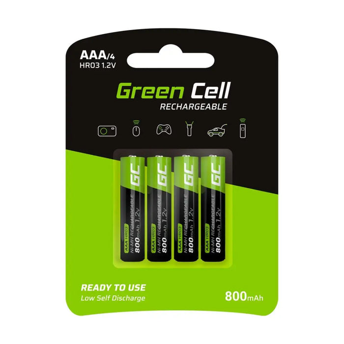 Green Cell GR04 household battery Rechargeable battery AAA Nickel-Metal Hydride (NiMH) - Rechargeable