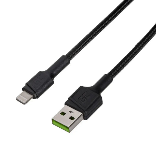 Green Cell KABGC24 lightning cable 0.3 m Black - USB cablesKBA-USB<<<Cables and adaptersKBA<<<ActionPL