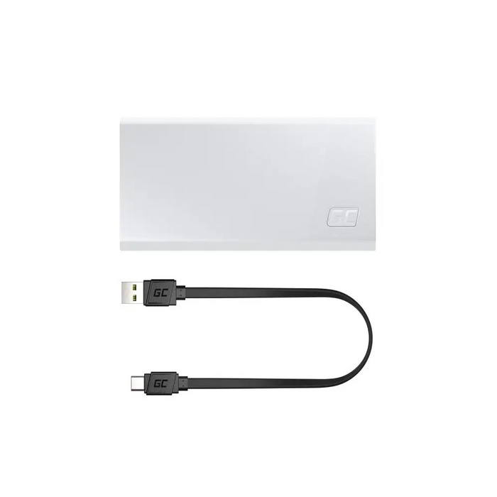 Green Cell PBGC03SW захранваща банка Литиев полимер (LiPo) 20000 mAh Бял - Power banks