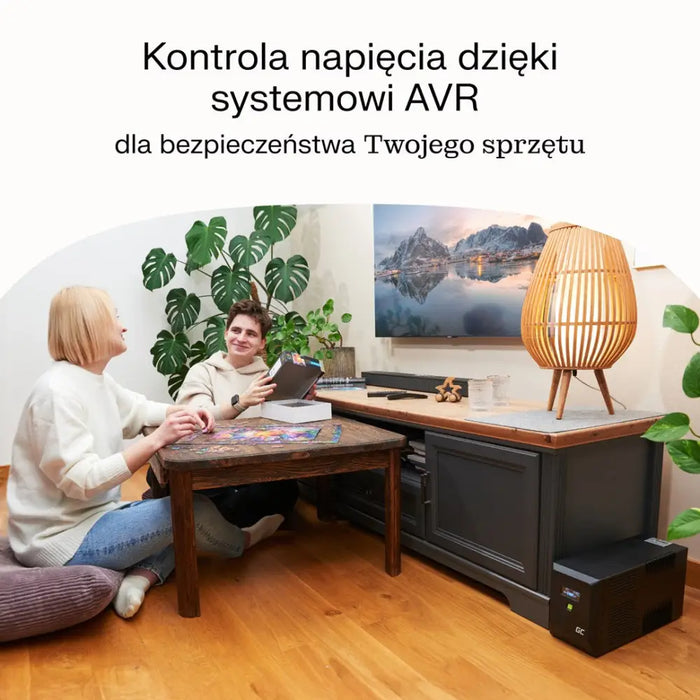 Green Cell uninterruptible power supply (UPS) Line-Interactive 1.5 kVA 900 W 4 AC outlet(s) - UPSZSI-UPS<<<Emergency