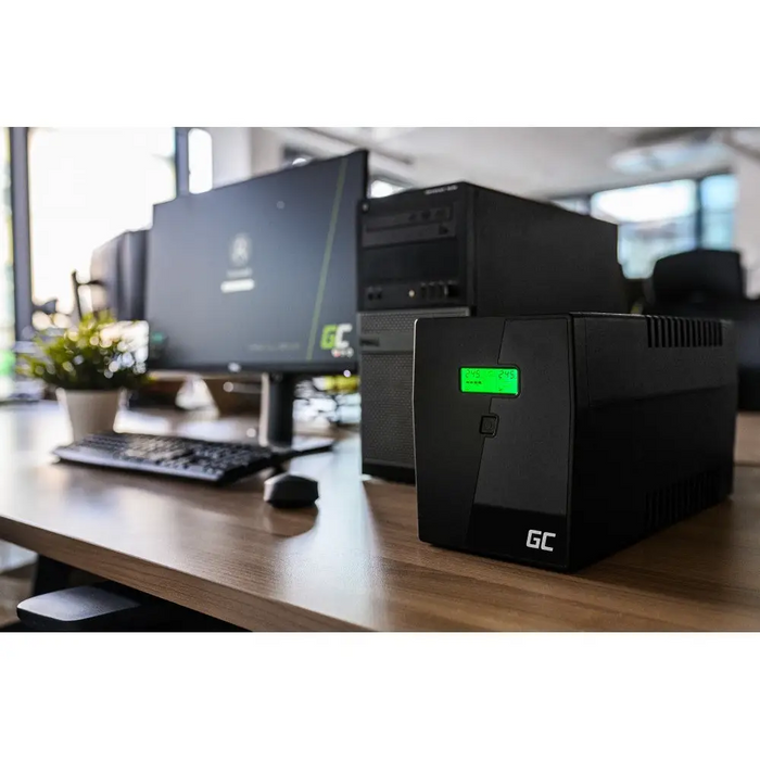 Green Cell UPS05 uninterruptible power supply (UPS) Line-Interactive 2 kVA 1200 W 5 AC outlet(s)