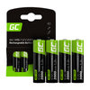 Green Cell Rechargeable Batteries Sticks 4x AA HR6 2000 mAh