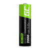 Green Cell Rechargeable Batteries Sticks 4x AA HR6 2000 mAh