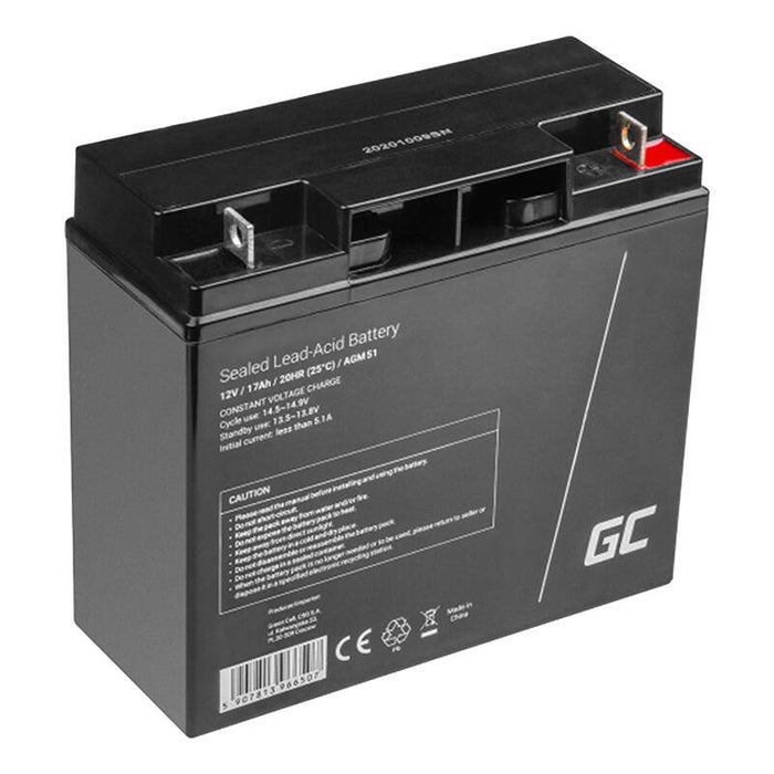 Green Cell AGM51 vehicle battery Sealed Lead Acid (VRLA) 17 Ah 12 V
