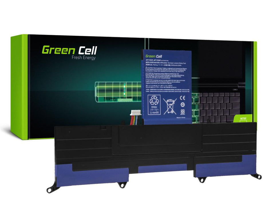 Laptop battery GREEN CELL ACER ASPIRE S3 AP11D3F GREENCELL LiPo, 11.1V, 3000mAh