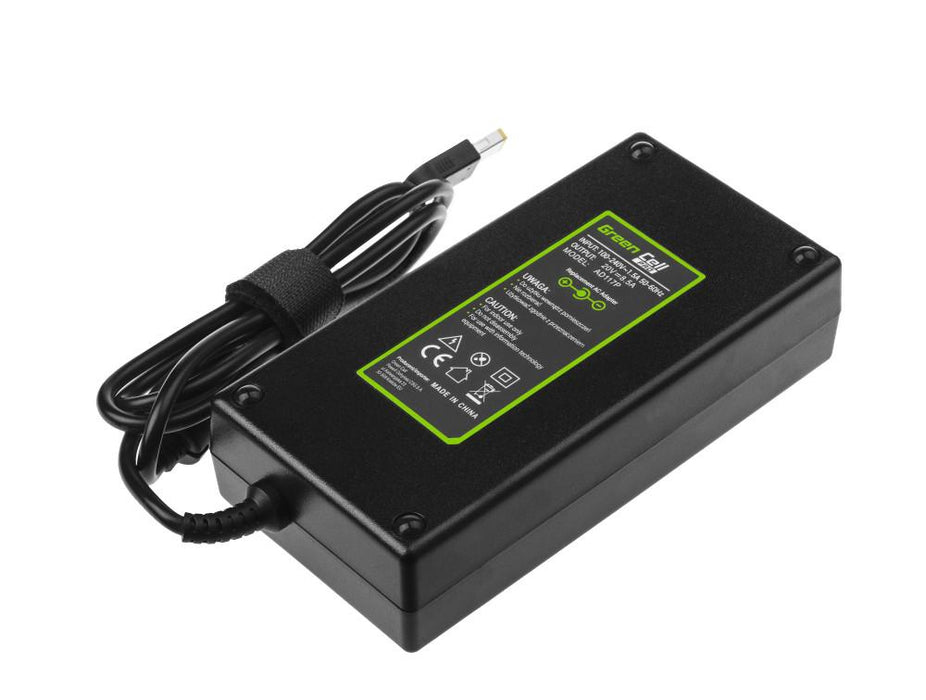 Laptop power supply GREEN CELL, PRO Charger / AC Adapter 20V 8.5A 170W for Lenovo Legion 5-15 15ARH05 15IMH05 17IMH05 Y530-15 Y540-15IRH Y540-17 Y720