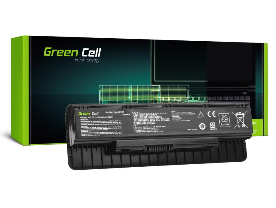 Battery for laptop GREEN CELL, Asus A32N1405, G551, G551J, G551JM, G551JW, G771, G771J, G771JM, G771JW, N551, N551J, N551JM, N551JW, N551JX, 10.8V, 4400mAh