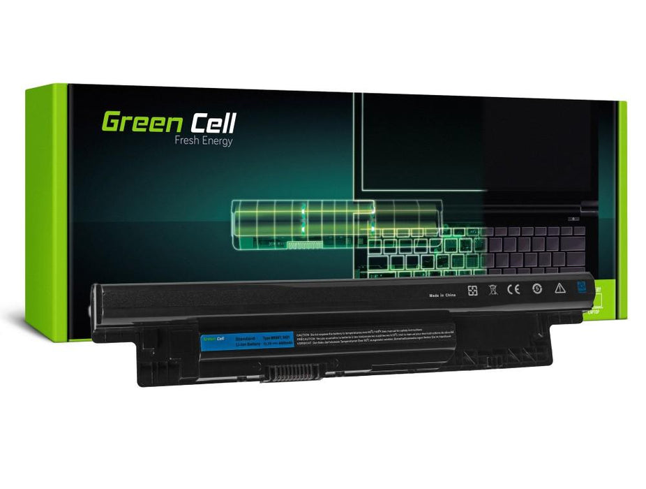 Laptop battery GREEN CELL, Dell Inspiron 14 3000 15 3000 3521 3537 15R 5521 5537 17 5749 15R, 10.8V, 4400mAh