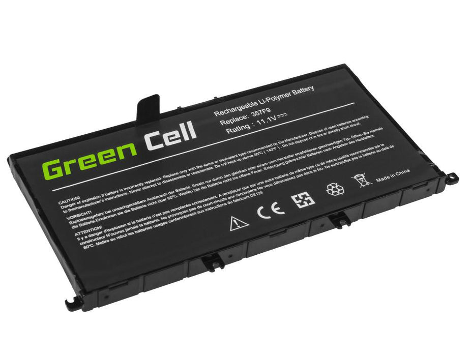 Laptop battery GREEN CELL, Dell Inspiron 15 5576 5577 7557 7559 7566 7567 357F9 11.1V 4200mAh