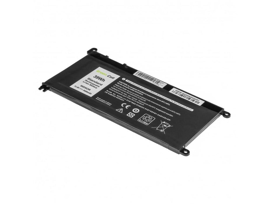 Laptop Battery GREEN CELL, Dell WDXOR-H, Dell Inspiron 13 5368, 5378, 5379, 14 5482, 15 5565, 5567, 5568, 5570, 5578, 5579, 7560, 7570, 17 5770, 11.4V 3400mAh