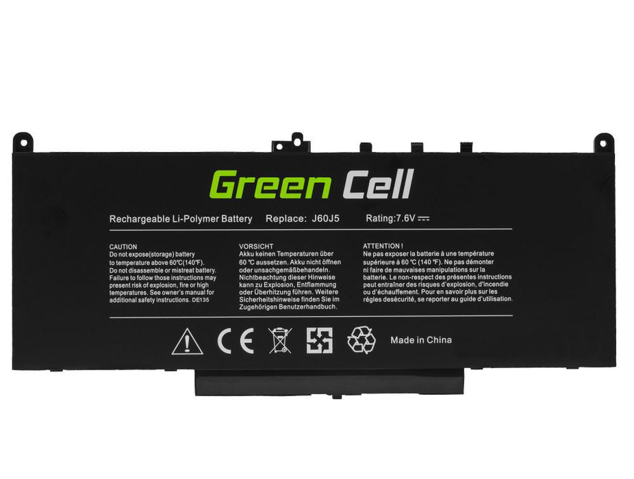 Laptop Battery Dell Latitude E7270 E7470 J60J5 7.6V 5800mAh GREEN CELL