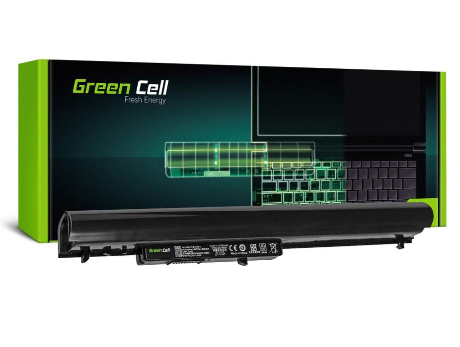 Laptop battery GREEN CELL, OA04 HSTNN-LB5S / HSTNN-LB5Y for HP 14 15, HP Pavilion 14 15, 14.8V, 2200mAh
