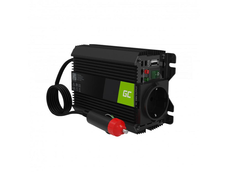Inverter GREEN CELL PRO, 12V, 150W/300W, Modified sine wave