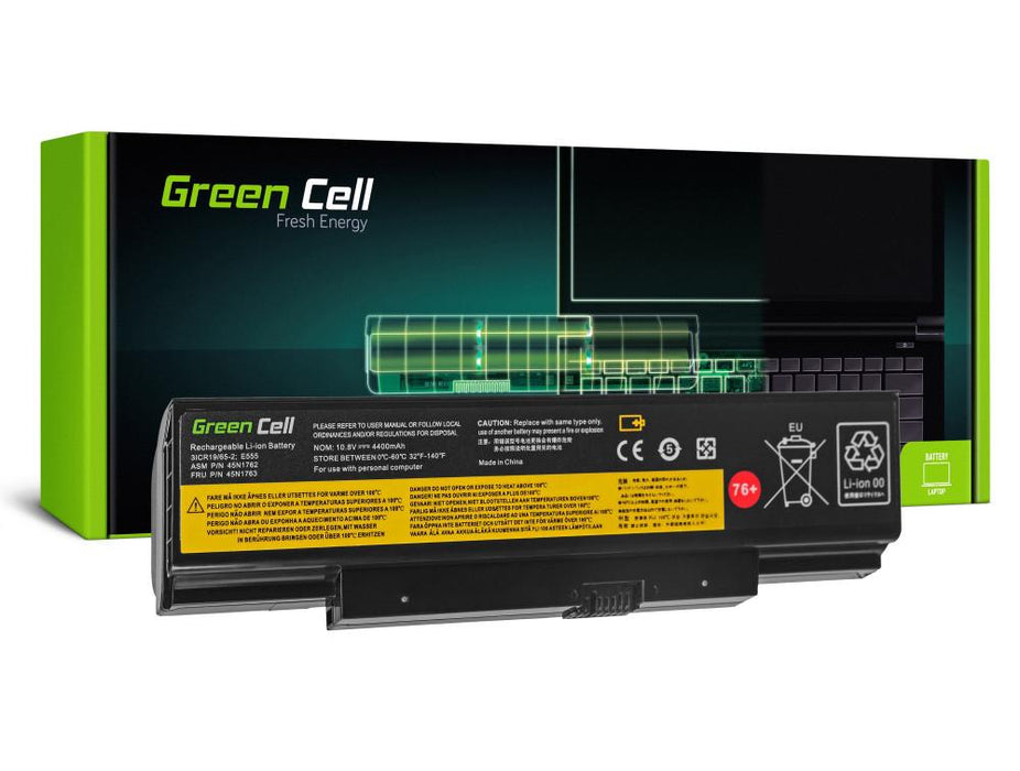Laptop battery GREEN CELL, Lenovo ThinkPad Edge E550 E550c E555 E560 E565 10.8V 4400mAh