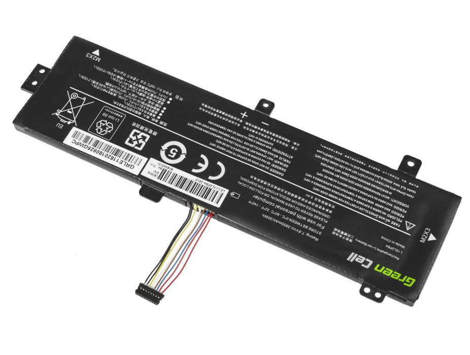Laptop battery GREEN CELL, Lenovo L15C2PB3 L15L2PB4 L15M2PB3 L15S2TB0 for Lenovo Ideapad 310-15 IAP 310-15IKB 310-15ISK 510-15IKB 510-15ISK 7.6V 3500mAh