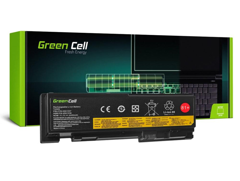Laptop battery GREEN CELL Lenovo ThinkPad T430S T430SI 42T4844, 11.1V, 4400mAh