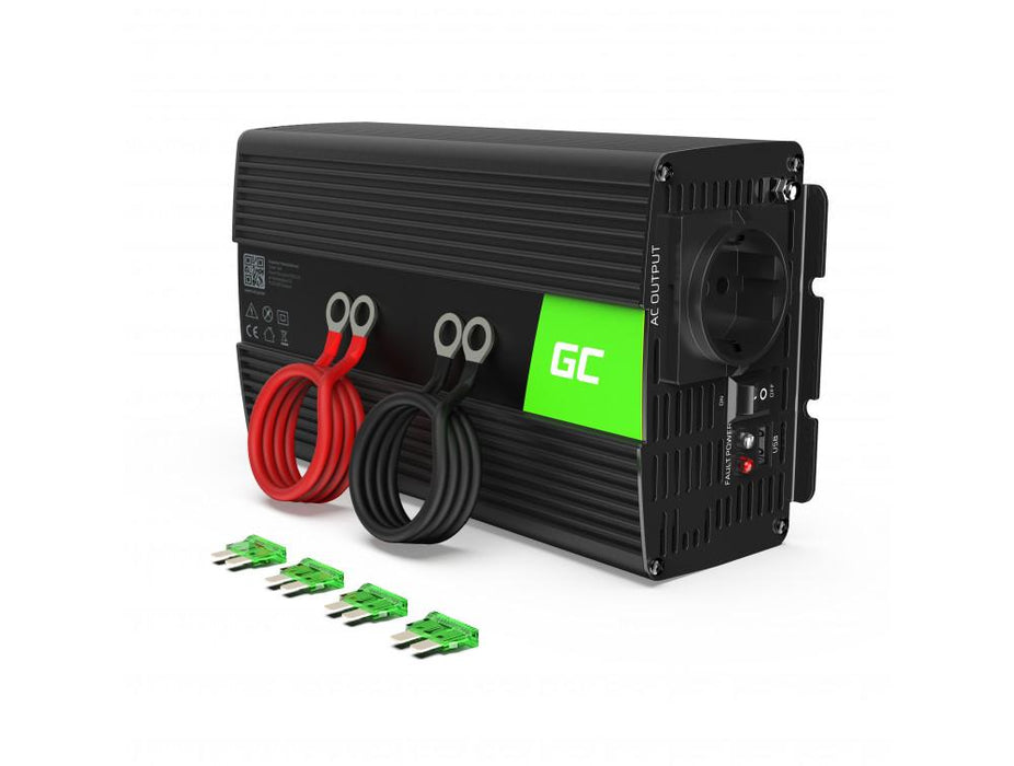 Inverter GREEN CELL 24V/1000W pure sine wave