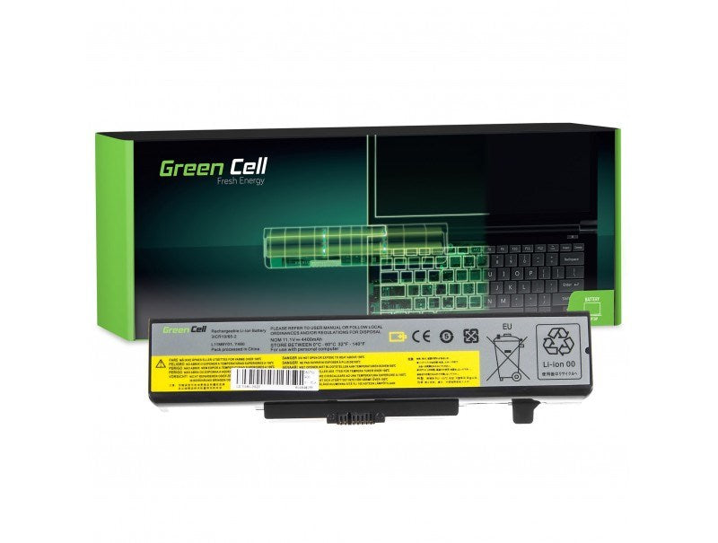Battery for laptop GREEN CELL, Lenovo Y480 V480 Y580 G500 G505 G510 G580 G585 G700 IdeaPad Z580 P580, 11.1V, 4400mAh