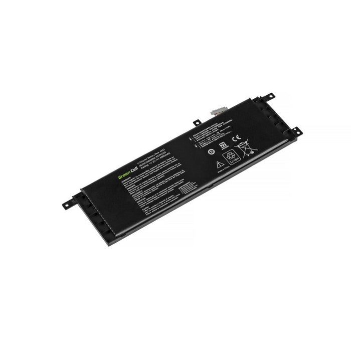 Battery for laptop GREEN CELLasus X553, X553M, F553, F553M, 7.2V, 3800mAh