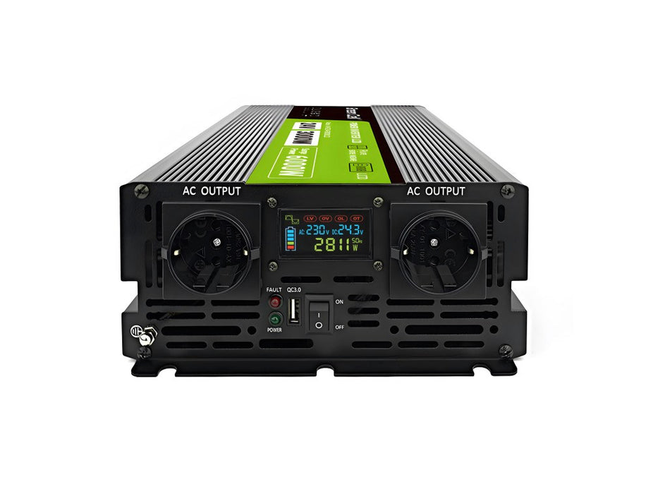 Inverter GREEN CELL, 24/220V, DC/AC, 3000W/6000W, pure sine wave