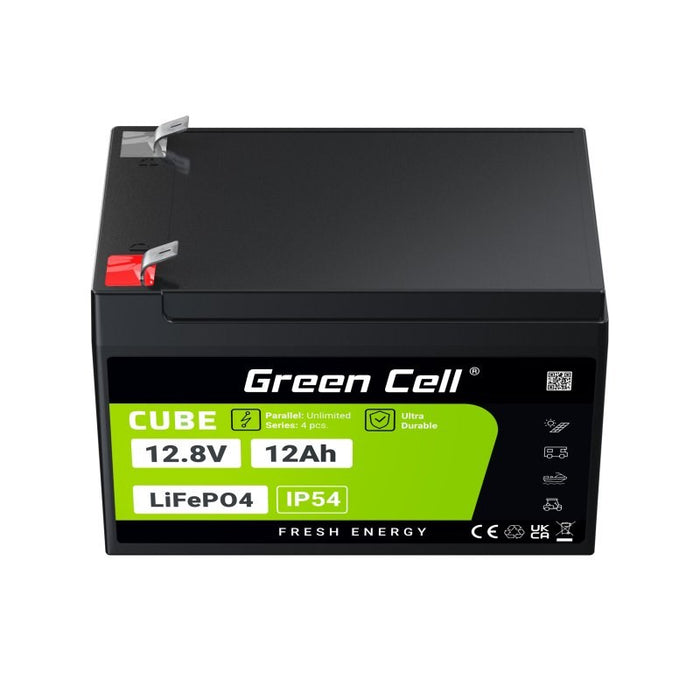 Green Cell LFPGC12V12AH UPS battery Lithium Iron Phosphate (LiFePO4) 12.8 V 12 Ah