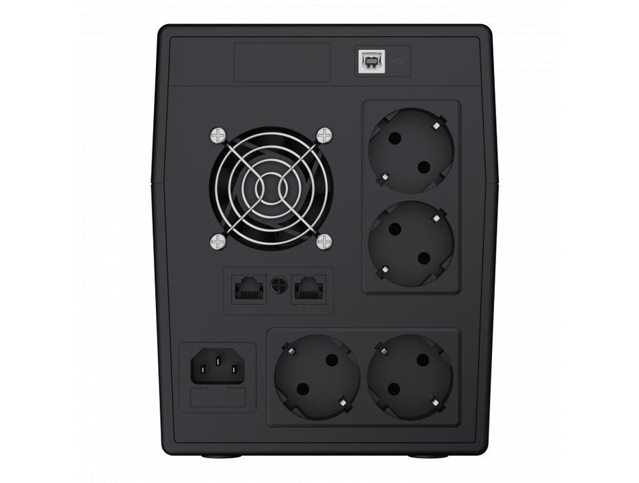 Green Cell UPS05 uninterruptible power supply (UPS) Line-Interactive 2 kVA 1200 W 5 AC outlet(s)