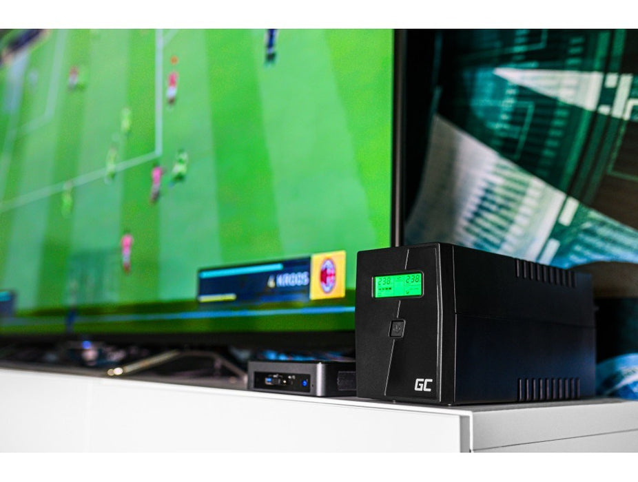 Green Cell UPS05 uninterruptible power supply (UPS) Line-Interactive 2 kVA 1200 W 5 AC outlet(s)