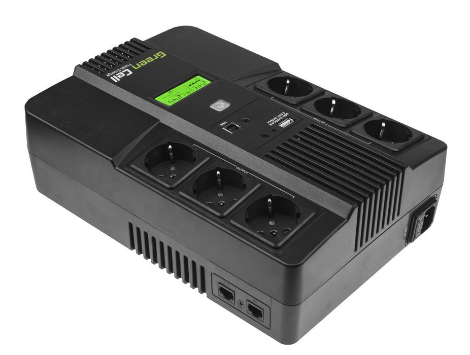 Green Cell UPS06 uninterruptible power supply (UPS) Line-Interactive 600 VA 360 W 6 AC outlet(s)