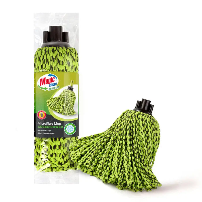 GREEN POWER MAGIC CLEAN MICROFIBER SCREWER - Мопове метли четки<<<Домашни потреби<<<Кухня<<<Praktiker