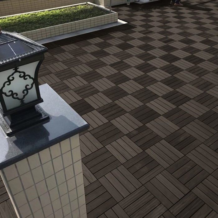DECKING TILE 30X30CM GREEN WALL SS05IPE