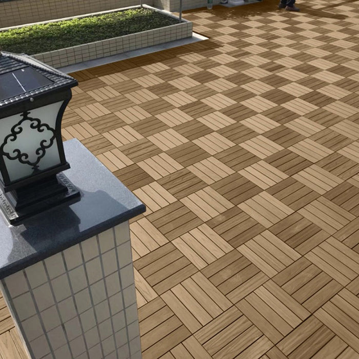 DECKING TILE 30X30CM GREEN WALL SS05OAK
