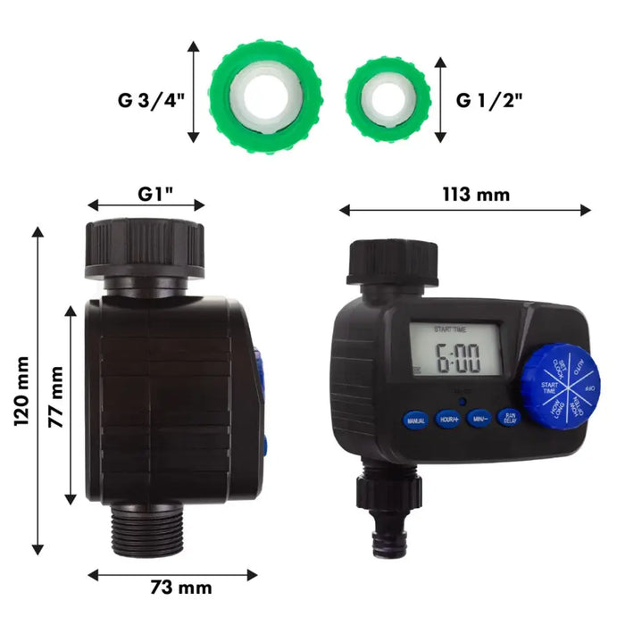 GreenBlue electronic irrigation controller programmer 2x1.5V AA power supply GB390 - Drivers