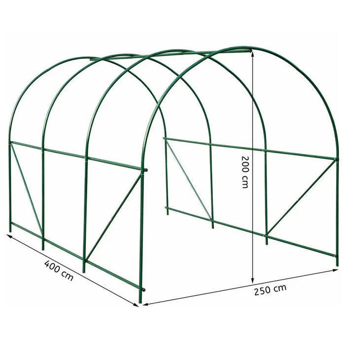 GREENHOUSE 400X250X200CM GARDEN KINGS 418116 - Оранжерии<<<Оранжерии и аксесоари за разсад<<<Градина<<<Praktiker