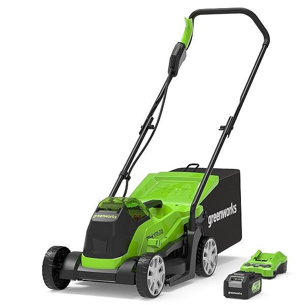 33 cm cordless mower Greenworks GD24LM33K4 - 2516107UB - charger + 4Ah battery kit