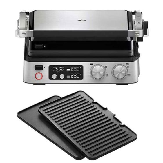 Grill BRAUN MultiGrill 7 CG 7040 2000 W Black/Stainless steel - Грилове и скари<<<Уреди за кухня<<<Малки