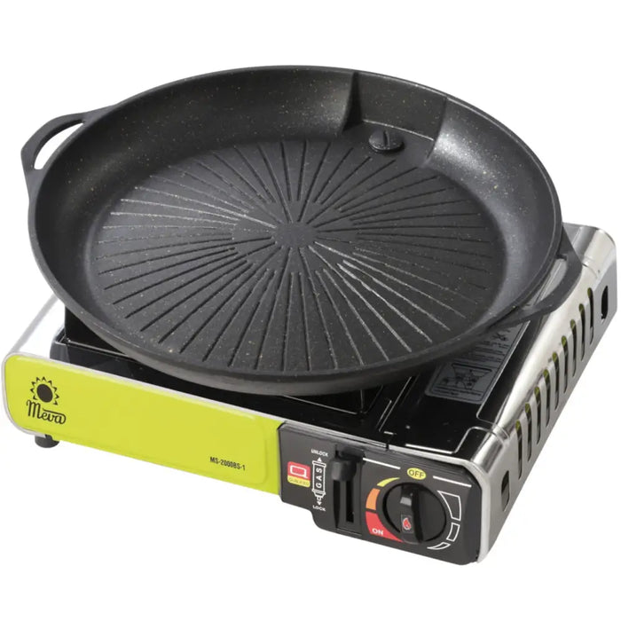 Grill grate and grill pan for a gas camping stove and grill - Others<<<HurtelXML