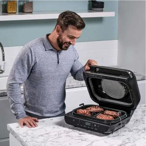 Grill NINJA Foodi MAX Grill & Air Fryer AG551EU - Здравословно хранене<<<Малки електроуреди<<<TechnoMix&&&Грилове и
