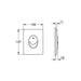 GROHE START FLUSH STRUCTURE BUTTON - Структури и комплекти за вграждане<<<Санитарна керамика и