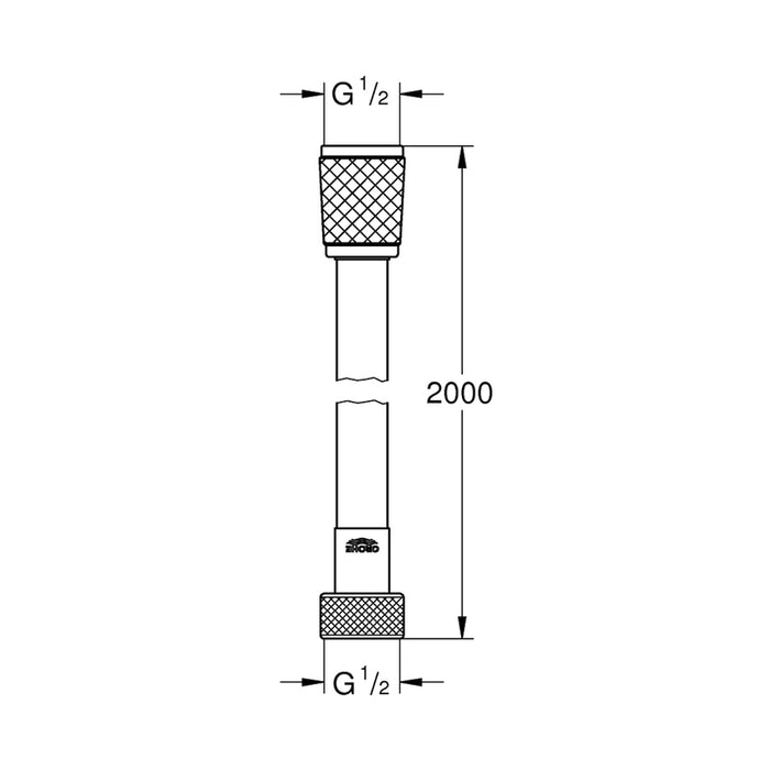 GROHE VITALIOFLEX COMFORT HOSE