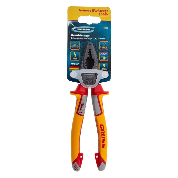 COMBINATION PLIERS 1000V 180MM GROSS